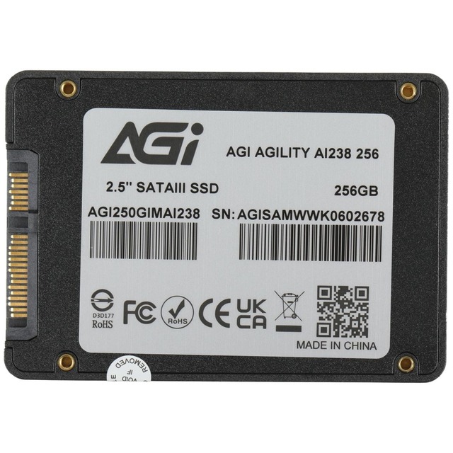 Накопитель SSD AGi SATA III 250Gb AGI250GIMAI238