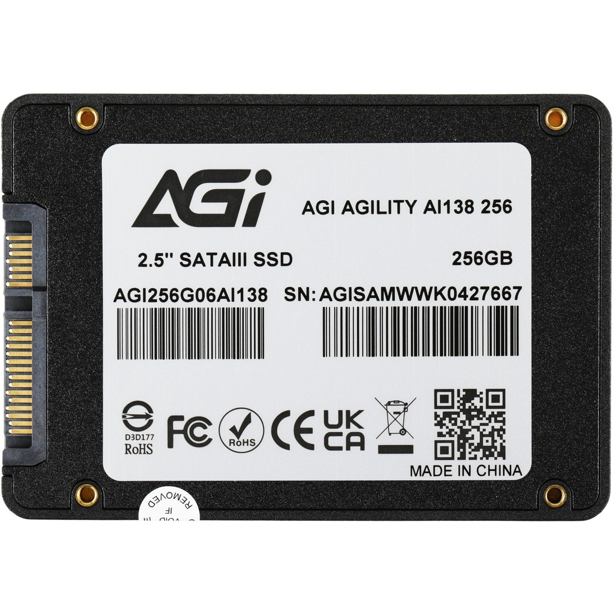 Накопитель SSD AGi SATA III 256Gb AGI256G06AI138