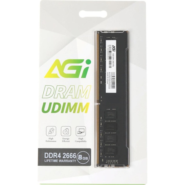 Память DDR4 8Gb 2666MHz AGi AGI266608UD138 UD138 RTL PC4-25600 DIMM 288-pin Ret