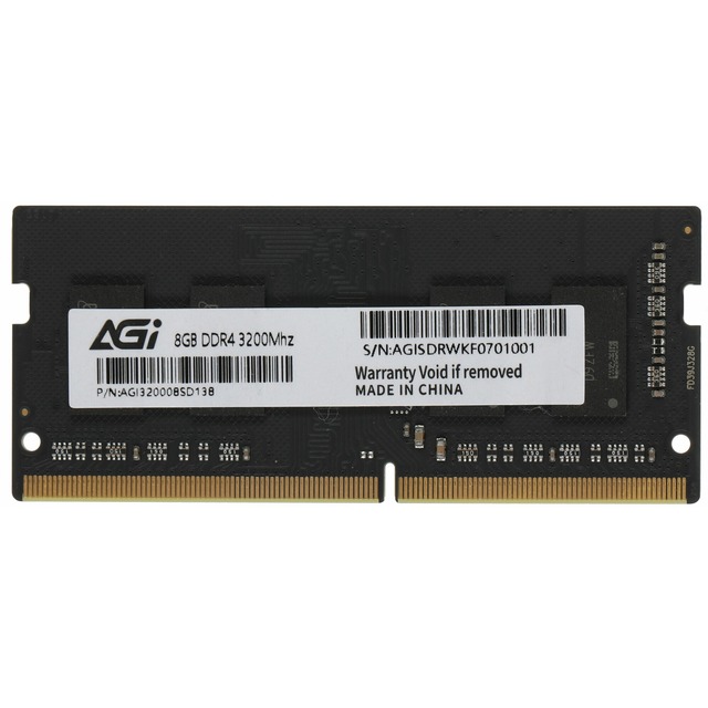 Память DDR4 8Gb 3200MHz AGi AGI320008SD138