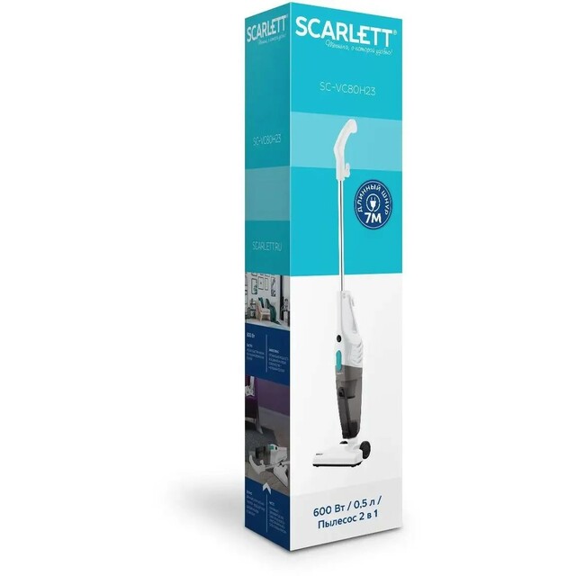 Пылесос вертикальный Scarlett SC-VC80H23 (Цвет: White / Black)