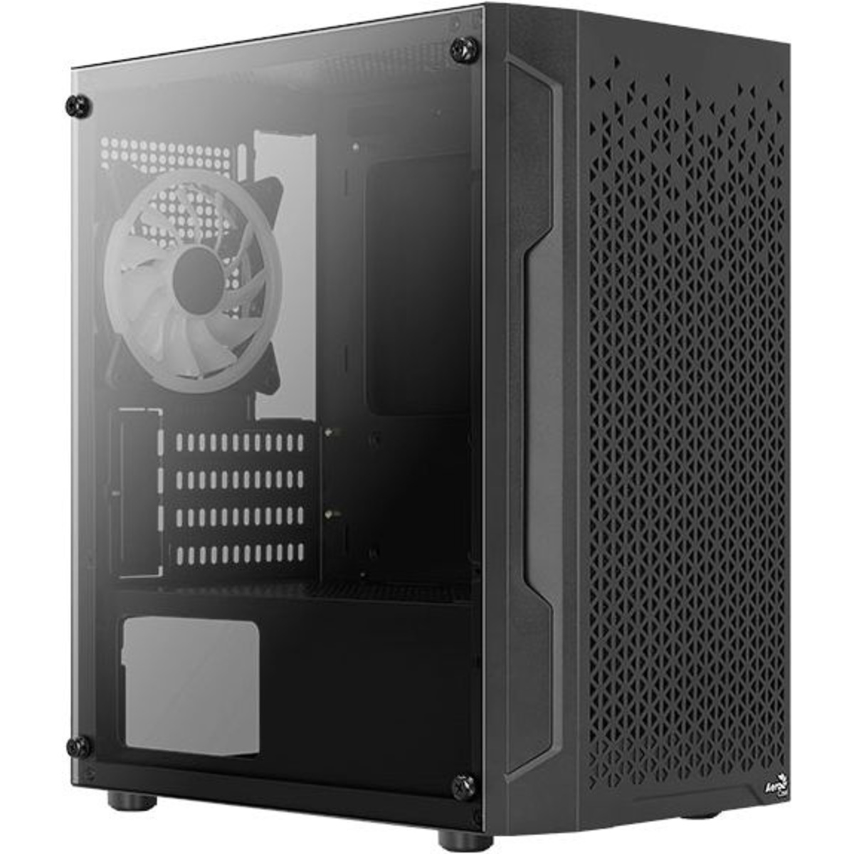 Корпус Aerocool Trinity Mini-G-BK v2 mATX (Цвет: Black)