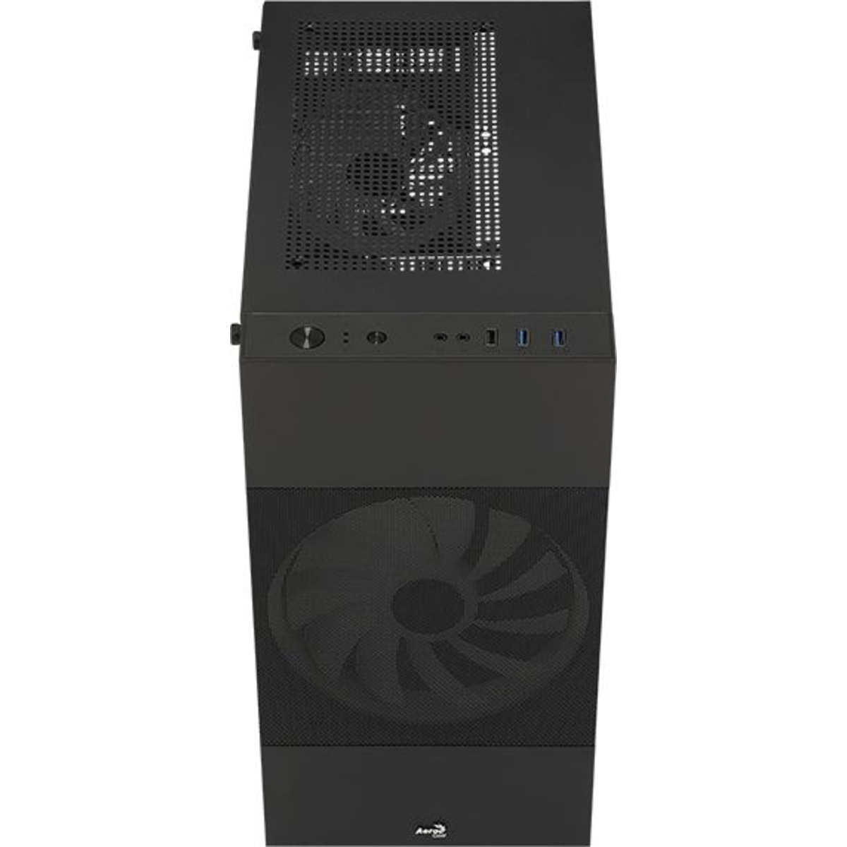 Корпус Aerocool Atomic Lite-G-BK-v2 (Цвет: Black)