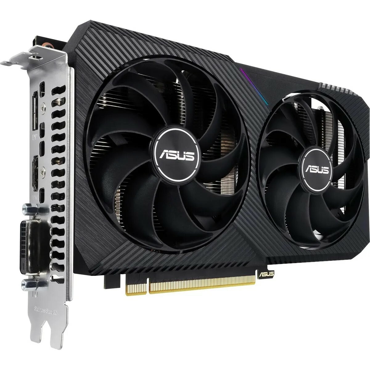 Видеокарта Asus PCI-E 4.0 DUAL-RTX3050-8G-V2 NVIDIA GeForce RTX 3050 8Gb 128bit GDDR6 1777/14000 HDMIx1 DPx3 HDCP Ret