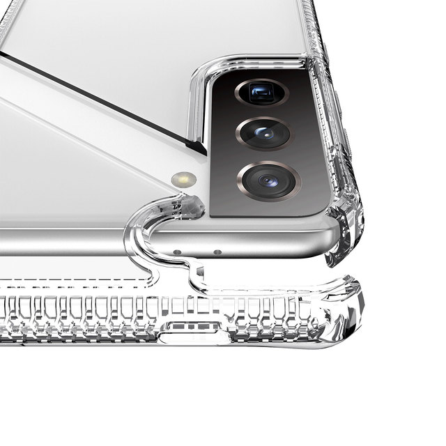 Чехол-накладка iTskins Hybrid Clear для смартфона Samsung Galaxy S21+ (Цвет: Clear)