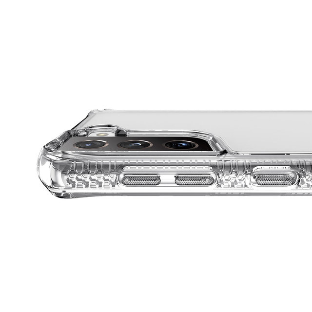 Чехол-накладка iTskins Hybrid Clear для смартфона Samsung Galaxy S21+ (Цвет: Clear)