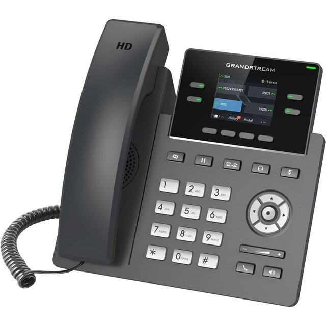 Телефон IP Grandstream GRP-2612P, черный