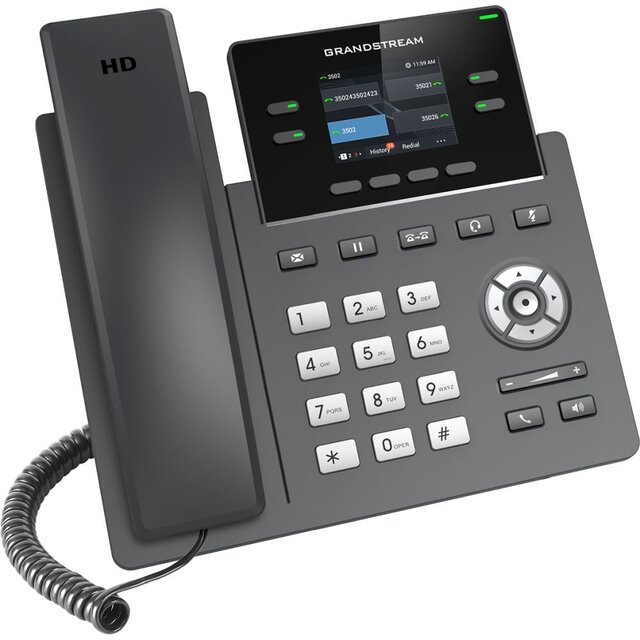 Телефон IP Grandstream GRP-2612P, черный