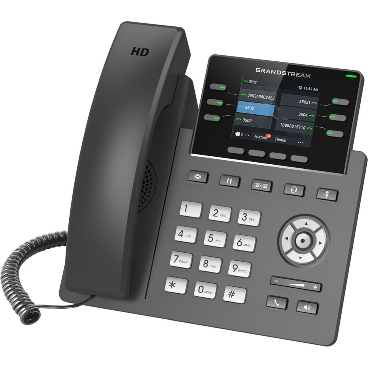 Телефон IP Grandstream GRP-2613, черный