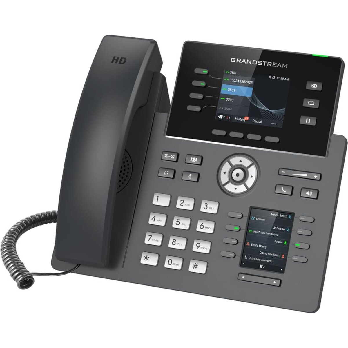 Телефон IP Grandstream GRP-2614, черный
