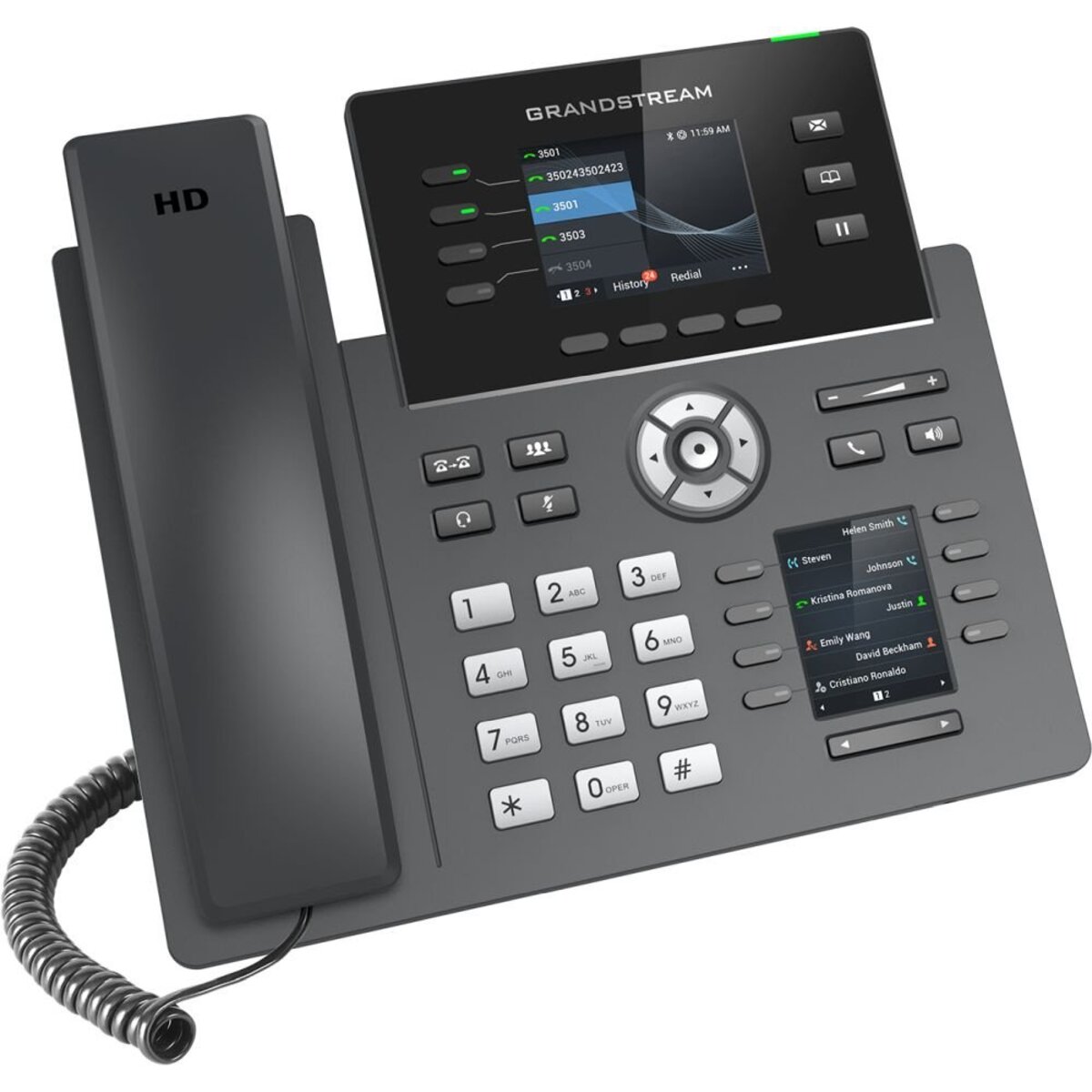 Телефон IP Grandstream GRP-2614, черный