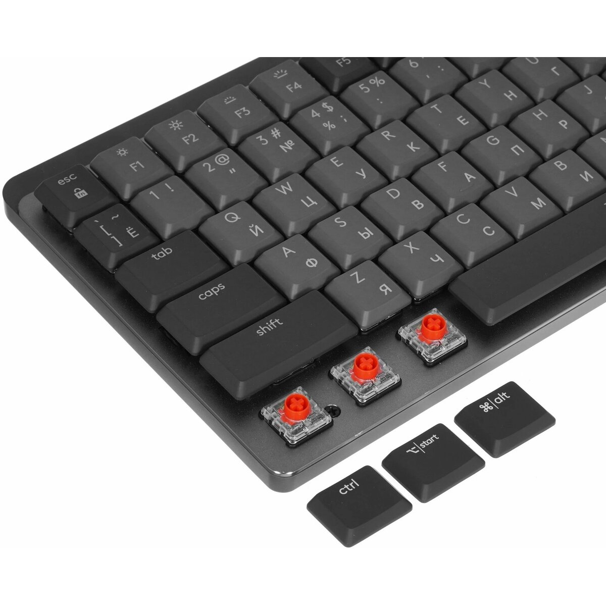 Клавиатура Logitech MX Mechanical механическая, черный 