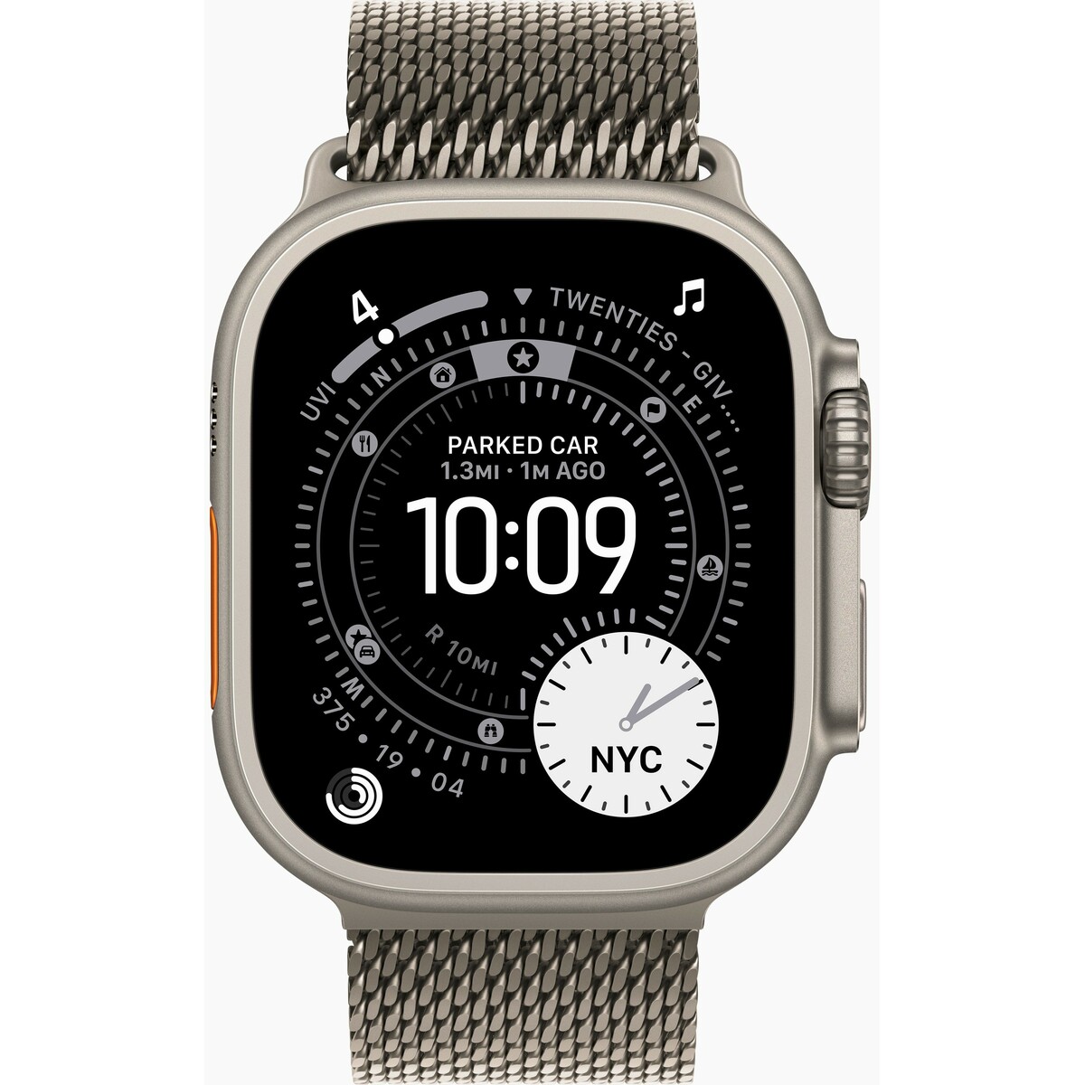 Умные часы Apple Watch Ultra 3 49mm Titanium Case with Milanese Loop L (Цвет: Natural)