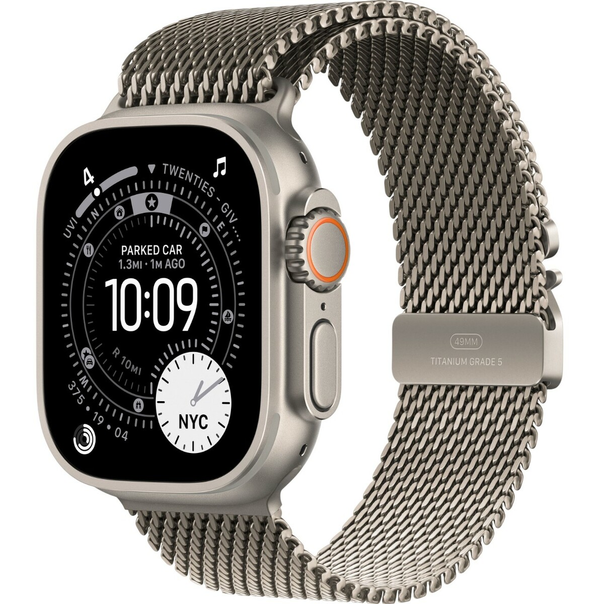 Умные часы Apple Watch Ultra 3 49mm Titanium Case with Milanese Loop L (Цвет: Natural)