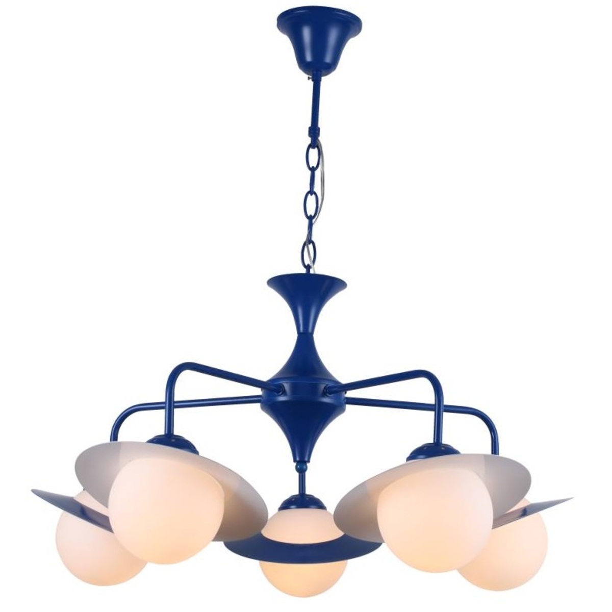 Люстра SATURN 3121/5 (Цвет: Blue)