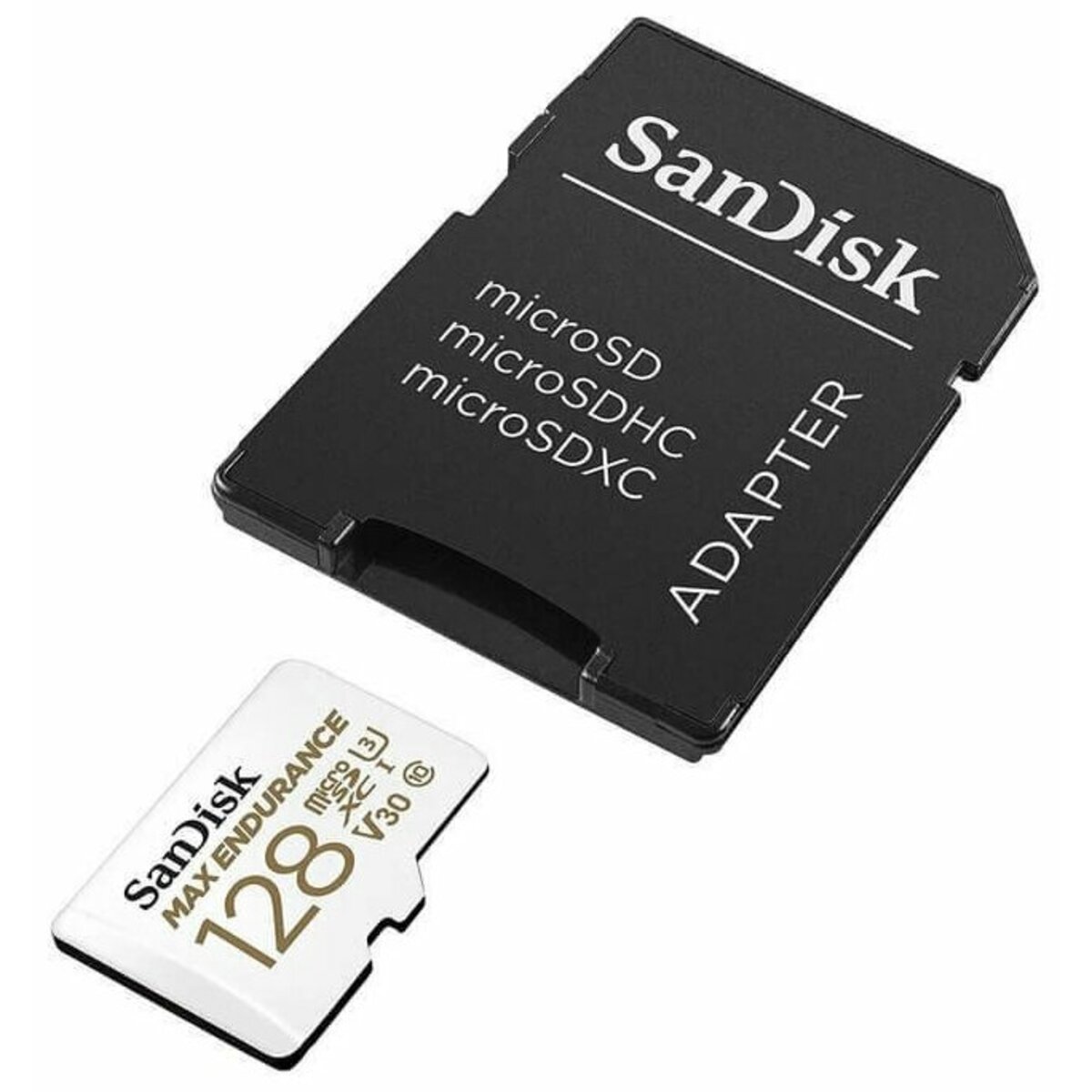 Карта памяти SanDisk Max Endurance microSDXC 128Gb, белый