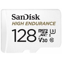 Карта памяти SanDisk Max Endurance microSDXC 128Gb, белый