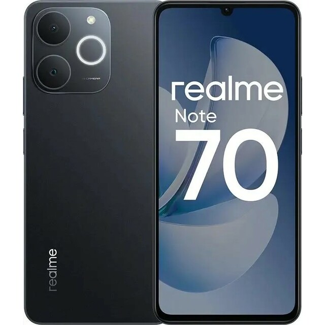 Смартфон realme Note 70 6 / 128Gb, черный Смартфон realme Note 70 6 / 128Gb, черный