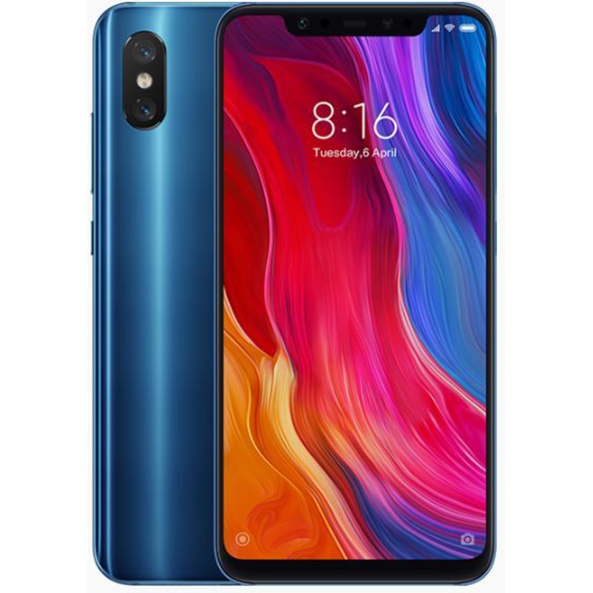 Смартфон Xiaomi Mi8 6/64Gb (NFC) RU (Цвет: Blue)