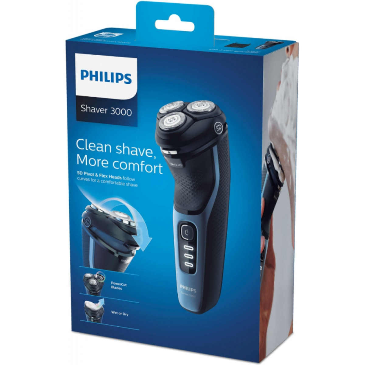 Бритва роторная Philips S3232/52 (Цвет: Blue/Black)