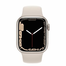 Умные часы Apple Watch Series 7 41mm Aluminum Case with Sport Band (Цвет: Starlight)