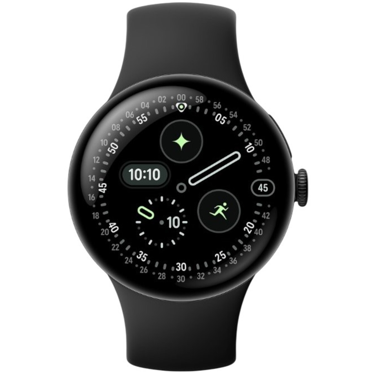 Умные часы Google Pixel Watch 4 45mm (Цвет: Matte Black / Obsidian)