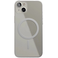 Чехол-накладка VLP Crystal Case with MagSafe для смартфона Apple iPhone 13 Mini (Цвет: Crystal Clear)