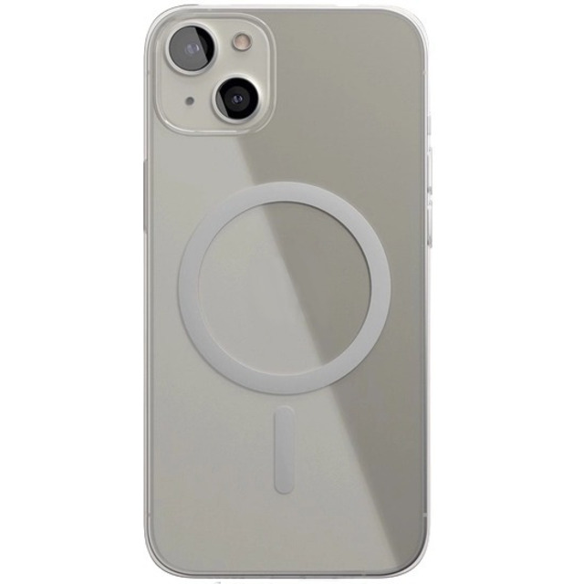 Чехол-накладка VLP Crystal Case with MagSafe для смартфона Apple iPhone 13 Mini (Цвет: Crystal Clear)
