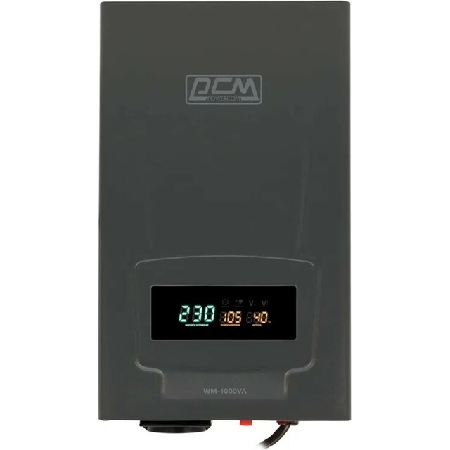 Стабилизатор напряжения Powercom WM-1000VA Стабилизатор напряжения Powercom WM-1000VA