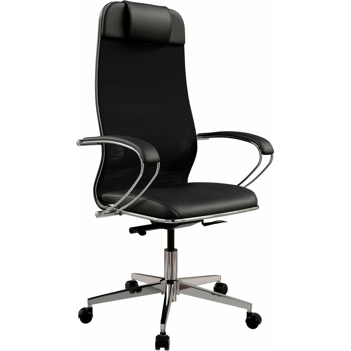 Кресло Метта ErgoLife Comfort, черный 