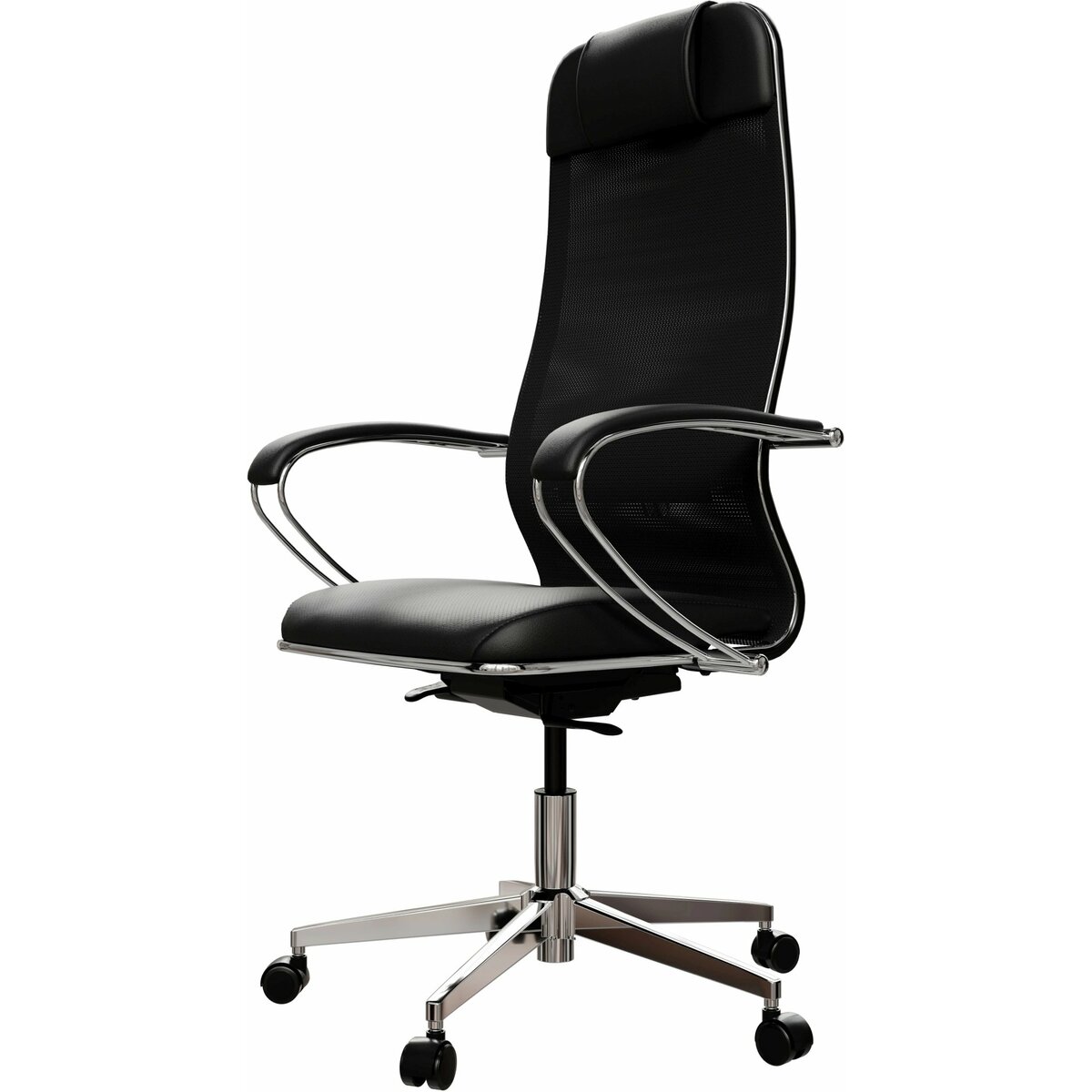 Кресло Метта ErgoLife Comfort, черный 