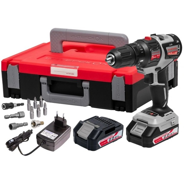 Дрель-шуруповерт Интерскол ДА-10 / 18В (Цвет: Gray) Дрель-шуруповерт Интерскол ДА-10 / 18В (Цвет: Gray)