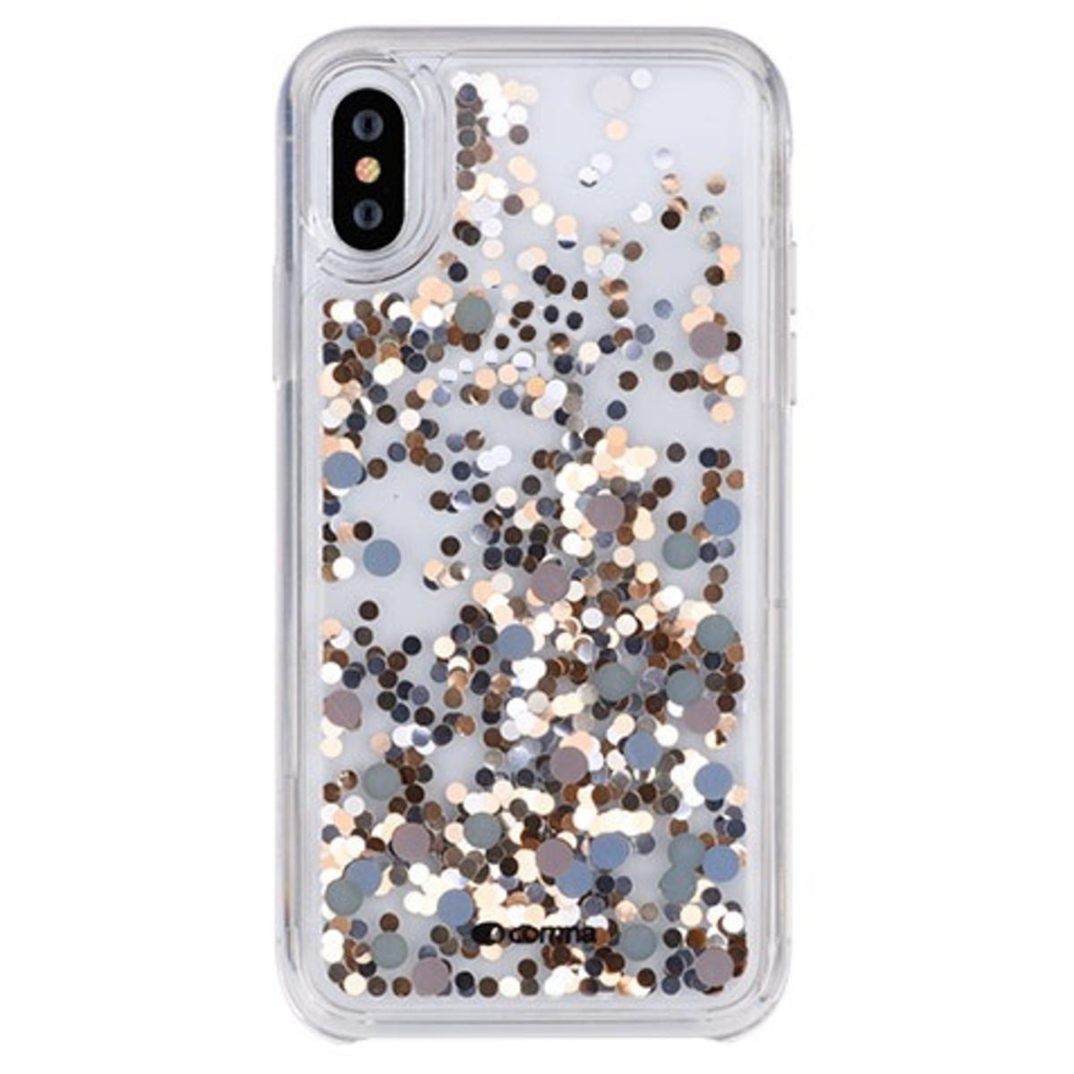 Чехол-накладка Comma Pattern Series case для смартфона iPhone X/XS (Цвет: Polka)