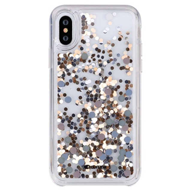 Чехол-накладка Comma Pattern Series case для смартфона iPhone X / XS (Цвет: Polka)