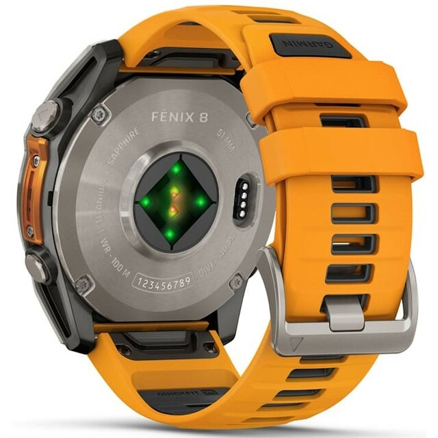 Умные часы Garmin Fenix 8 51mm Amoled Sapphire DLC (Цвет: Titanium Spark / Orange) Умные часы Garmin Fenix 8 51mm Amoled Sapphire DLC (Цвет: Titanium Spark / Orange)