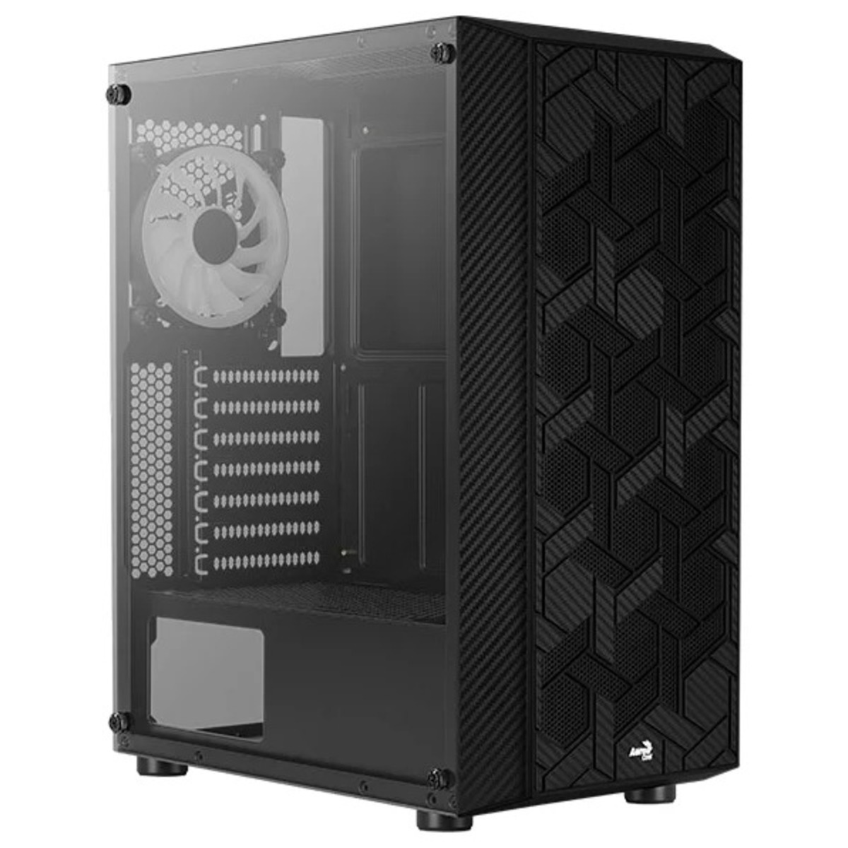 Корпус Aerocool Hive-G-BK-v2 (Цвет: Black)