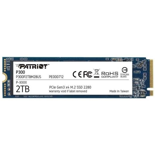 Накопитель SSD Patriot PCI-E 3.0 x4 2Tb P300P2TBM28