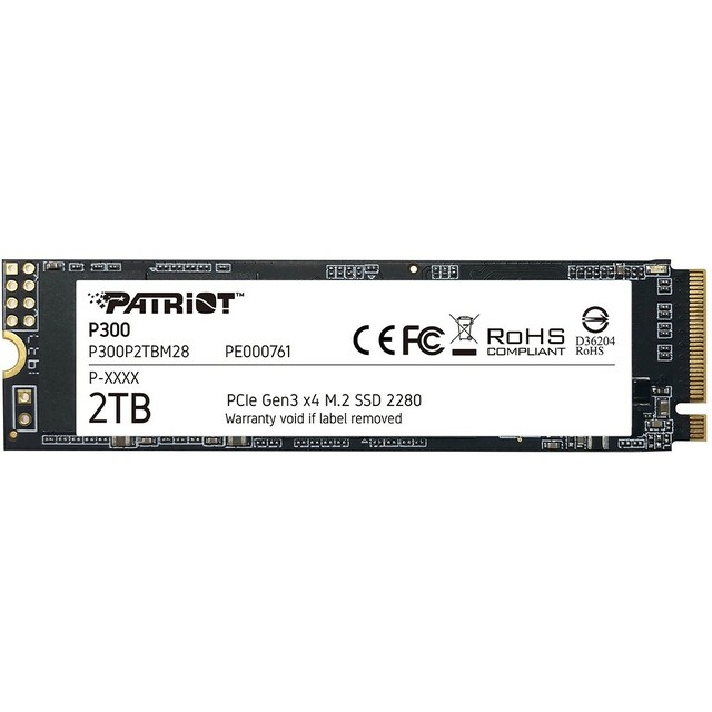 Накопитель SSD Patriot PCI-E 3.0 x4 2Tb P300P2TBM28