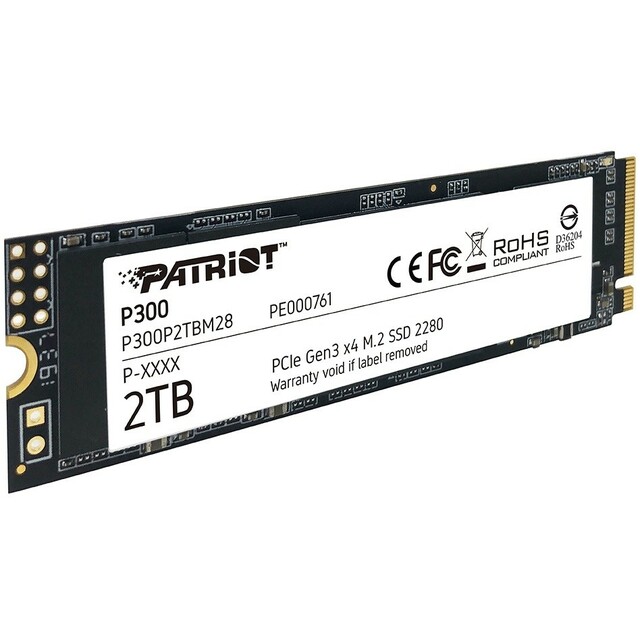 Накопитель SSD Patriot PCI-E 3.0 x4 2Tb P300P2TBM28