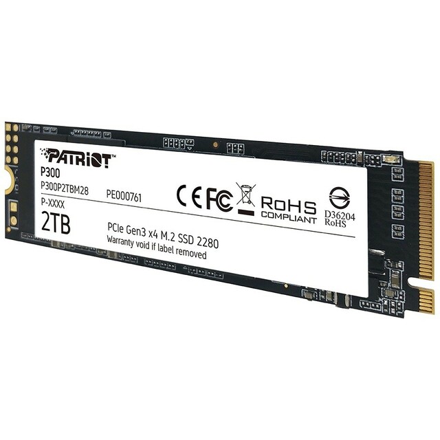 Накопитель SSD Patriot PCI-E 3.0 x4 2Tb P300P2TBM28