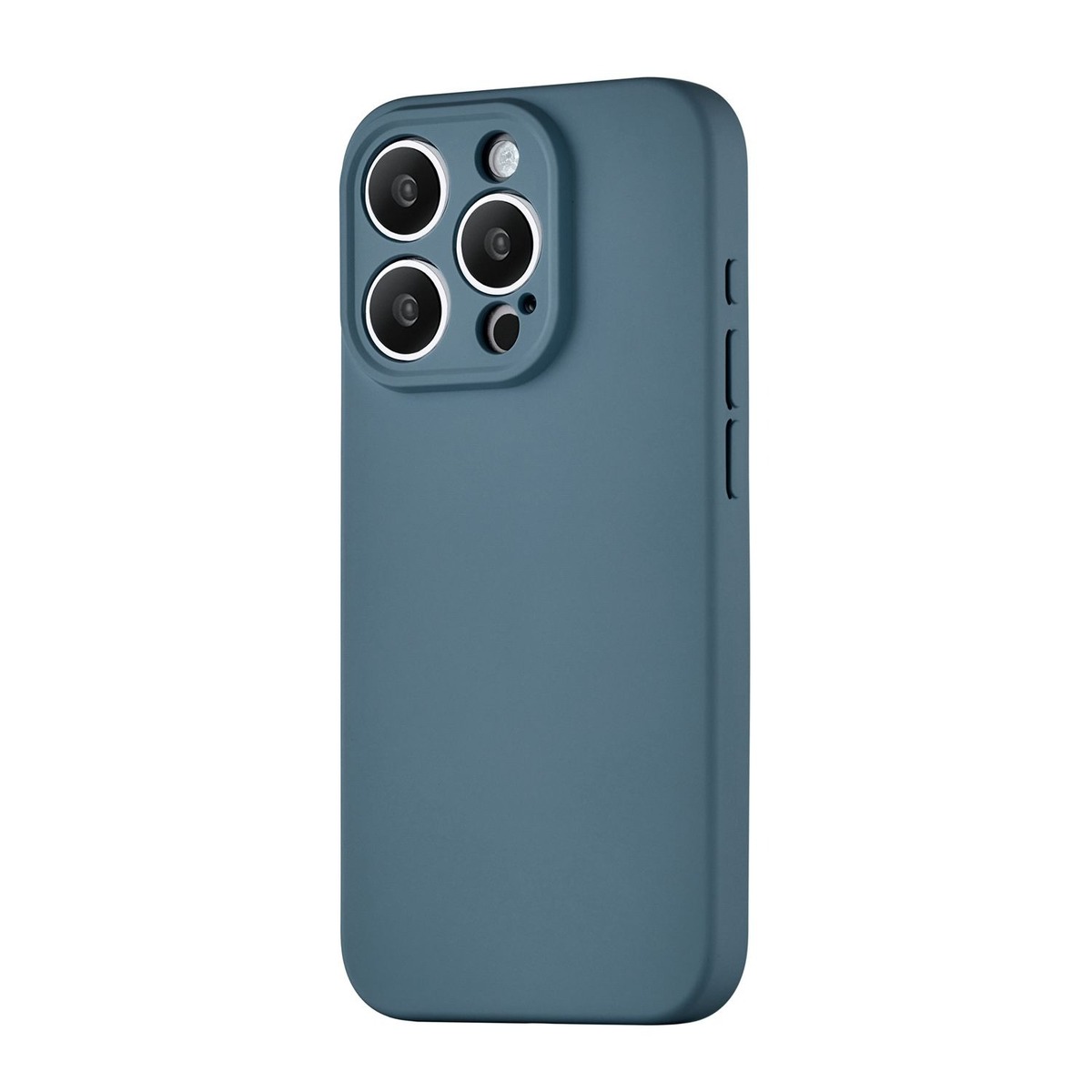 Чехол-накладка Rocket Sense Case Soft Touch для смартфона Apple iPhone 15  Pro (Цвет: Dark Blue)