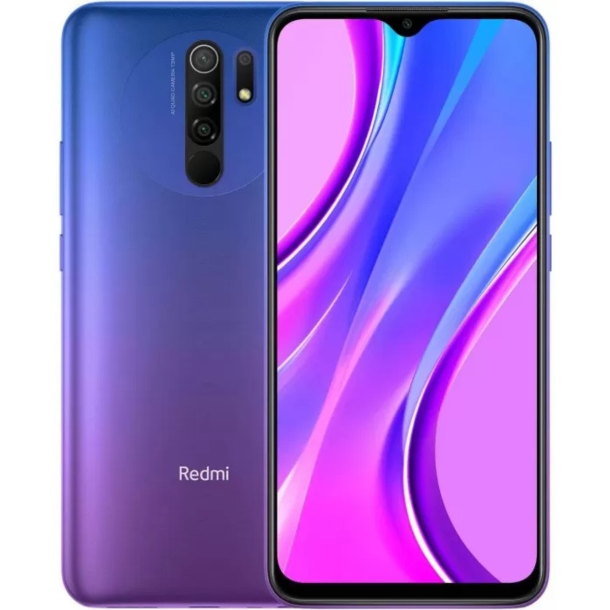 Смартфон Xiaomi Redmi 9 4/64Gb (NFC) RU, фиолетовый