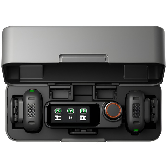 Беспроводной микрофон DJI Mic 3 с зарядным футляром, черный