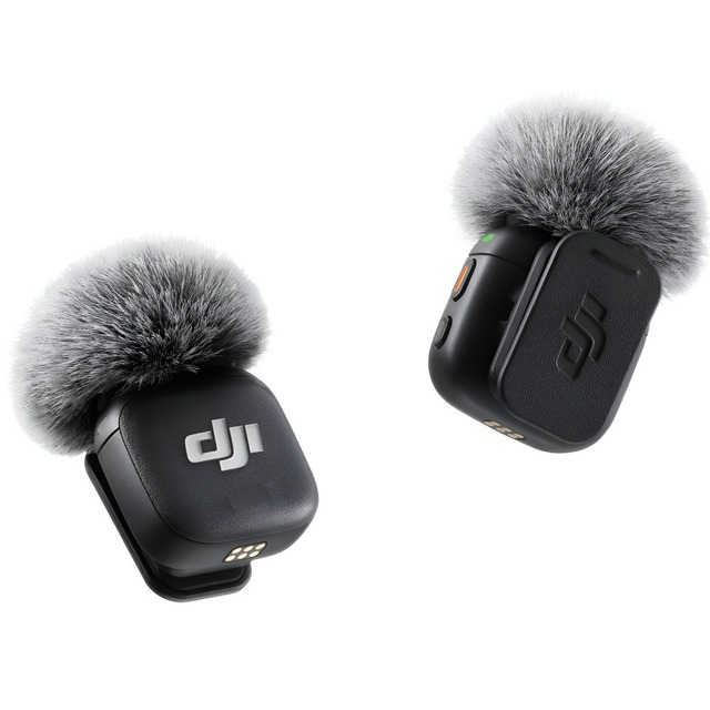 Беспроводной микрофон DJI Mic 3 с зарядным футляром, черный