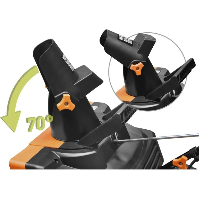 Снегоуборщик электрический Carver STE 2346L (Цвет: Orange / Black) Снегоуборщик электрический Carver STE 2346L (Цвет: Orange / Black)