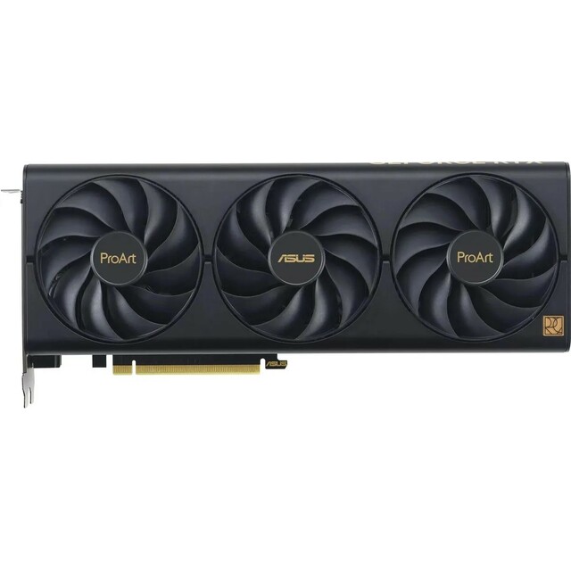 Видеокарта Asus PCI-E 4.0 PROART-RTX4070S-O12G NVIDIA GeForce RTX 4070 Super 12Gb 192bit GDDR6X 2475 / 21000 HDMIx1 DPx3 HDCP Ret