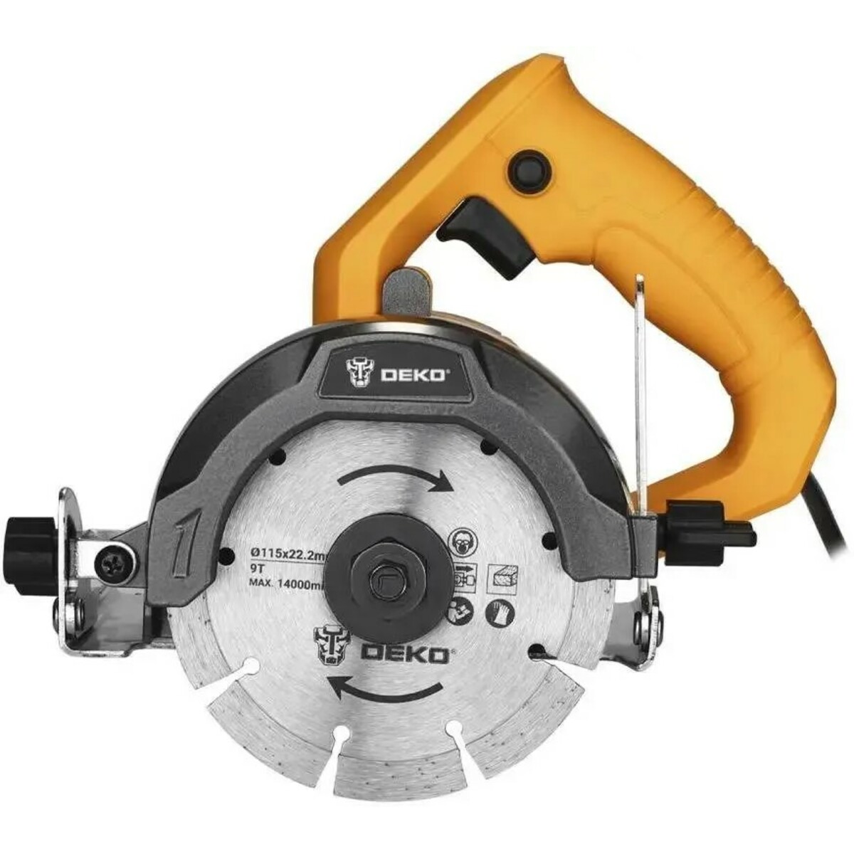 Циркулярная пила Deko DKCS1400 (Цвет: Orange)