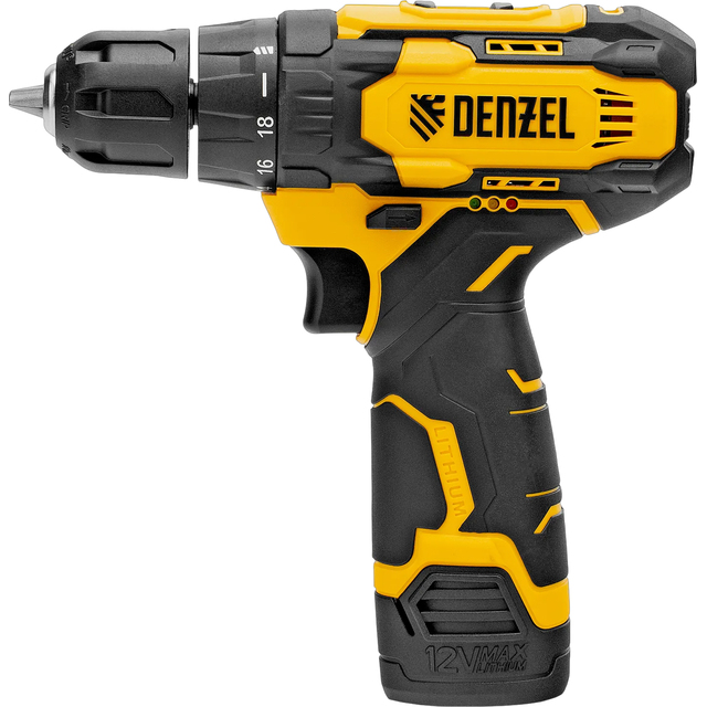 Дрель-шуруповерт Denzel CDQ-12 (Цвет: Yellow)