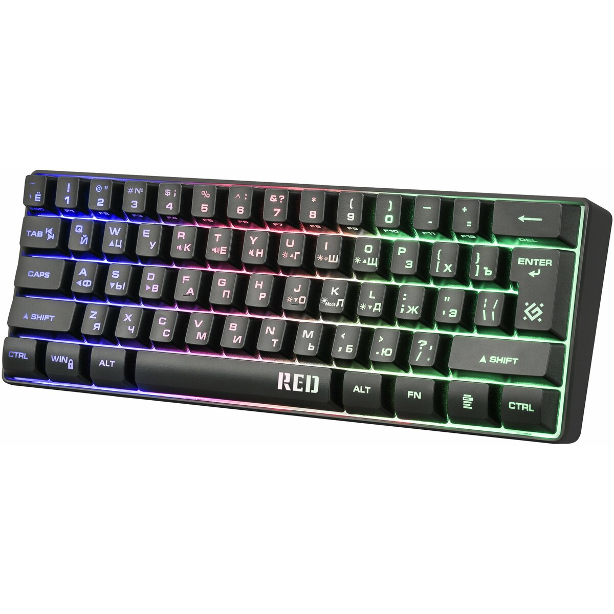 Клавиатура Defender Red GK-116 (Цвет: Black)