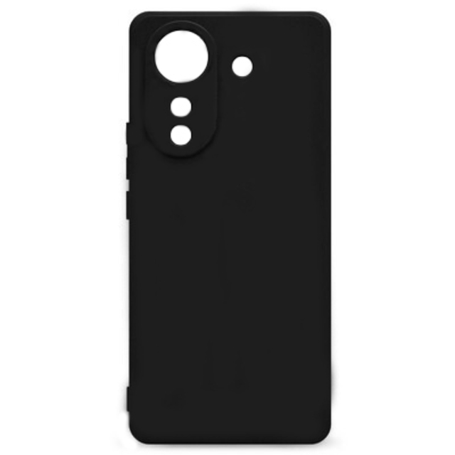 Чехол-накладка Borasco MicroFiber Case для смартфона Xiaomi Redmi 13C (Цвет: Black)